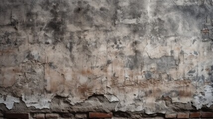 Wall Mural - Vintage colored brick wall texture, generative AI