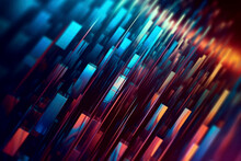 Ultra Futurist Tech Abstract Background. Generative AI