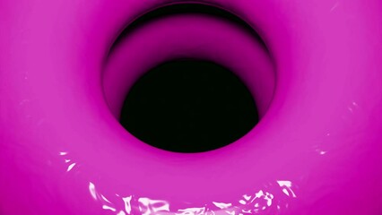 Wall Mural - purple and pink whirlwind. design. three d cycle made in abstraction.