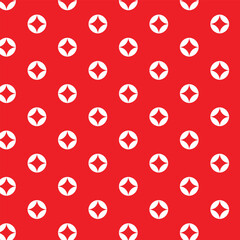 Canvas Print - abstract white vector pattern and red bg.