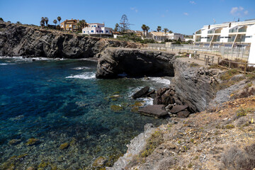 Wall Mural - Coves and beaches of Cabo de Palos fishing village