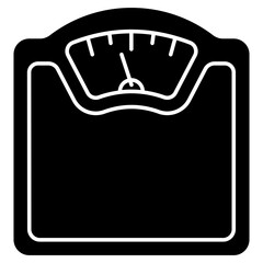 Wall Mural - an icon design of weight scale
