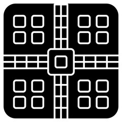 Poster - A perfect design icon of ludo board 