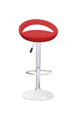 Poster - Red modern bar chair.