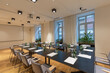 © rilueda - Interior of conference room in modern hotel