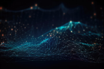 This technology-inspired data abstract background is perfect for capturing the essence of the internet's vast expanse of information.