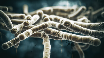  Mycobacterium tuberculosis, the bacterium that causes tuberculosis Generative AI