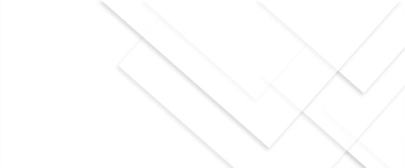 Wall Mural - abstract white background with diamond and triangle shapes layered in modern abstract pattern design