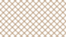 Diagonal Brown Checkered In The White Background