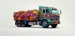 © ADDICTIVE STOCK - Truck surrounded by green grass. Generative AI. Eco-friendly concept