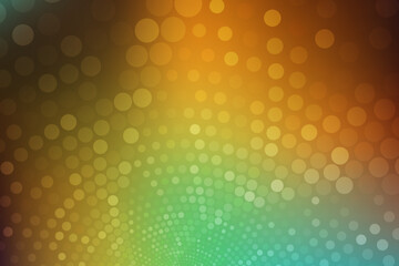 Aufkleber - Abstract poster background for banner design with bright glowing particles. Futuristic graphic vector dots design. Modern art template. Abstract neon halftone background. Glowing neon dots backdrop