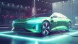 © Andrii - Clean Charge: Embracing Green Energy with Electric Cars. Ai generative