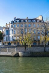 Poster - Paris, ile Saint-Louis, houses