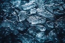 Ice Texture Background With Reflections Generative Ai