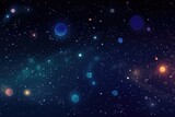 Fototapeta Kosmos - Stars in night sky web banner space background abstract