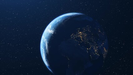 Wall Mural - europe seen from space