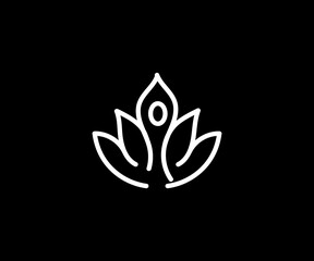 Poster - yoga  logo icon vector