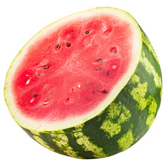 Wall Mural - half of watermelon isolated on a white background