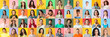 © Pixel-Shot - Collection of beautiful people on color background