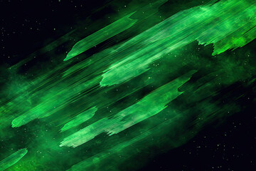 Abstract green light grow background. Generative AI.