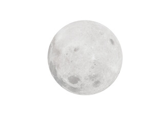 Wall Mural - the full moon that shines in the night sky and is visible to the eye.