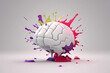 © Tomasz - Abstrakcyjny kreatywny umysł, twórczy mózg, Abstract creative mind, creative brain - AI Generated
