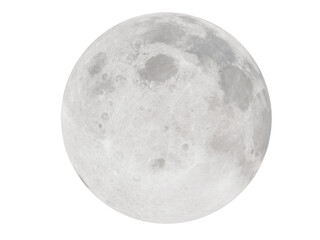 Wall Mural - the moon beautiful at night with the stars in the sky.