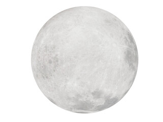 Wall Mural - moon on white