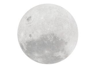 Wall Mural - beautiful full moon at night with stars in the sky.