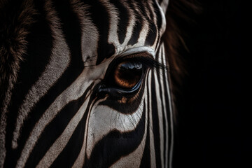 Wall Mural - eye close up of animal