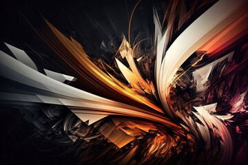 Wall Mural - beautiful abstract background - illustration - concept art