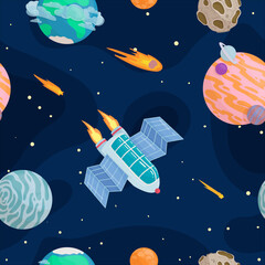 ufos, spaceships, rockets. solar system, intergalactic travel. galaxies, planets, asteroids, comets,