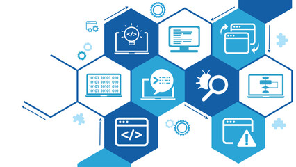 Wall Mural - app, application, background, business, care, clinic, communication, concept, design, device, diagnosis, digital, display, doctor, gear, health, healthy, heart, hospital, human, icon, idea, illustrati