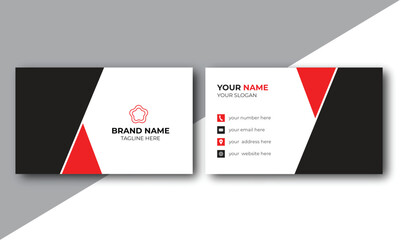 Wall Mural - modern business card design, professional corporate business card design