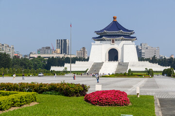 Wall Mural - Chiang Kai shek Memorial Hall in Taipei of Taiwan