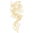 Illustration of Traditional chinese Dragon