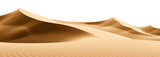 Sand dunes isolated on transparent background - Generative AI