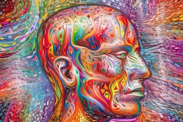  Colorfull illustration of mental illnesse