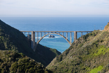 Rocky coast in Big Sur, California