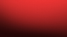 Red Black Abstract Blurred Color Gradient Background With Grainy Texture Effect, Copy Space