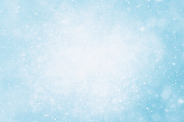 blue snow background abstract blurred