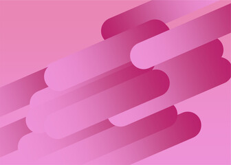 Wall Mural - pink gradient background designed by geometric shapes.