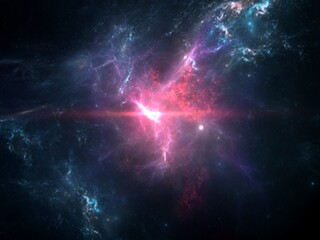 Wall Mural - science fiction wallpaper. beauty of deep space. colorful graphics for background, like water waves,