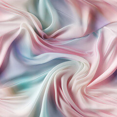 waves of silk fabric, seamless pattern

