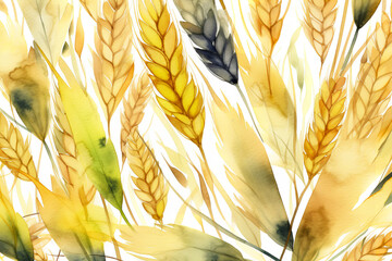 Wall Mural - golden wheat field