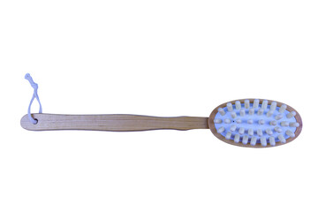 Spa massage brush isolated on a white background. Anti-cellulite massage