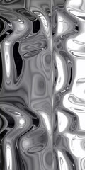 Wall Mural - Chrome foil flat plastic background, Generative AI