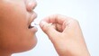 © ridwan - People who are taking medication, white background