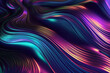 © ADDICTIVE STOCK - Generative AI abstract image of creative colorful wave with curvy line with texture