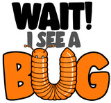 Fototapeta Dinusie - funny bug design for bug catcher